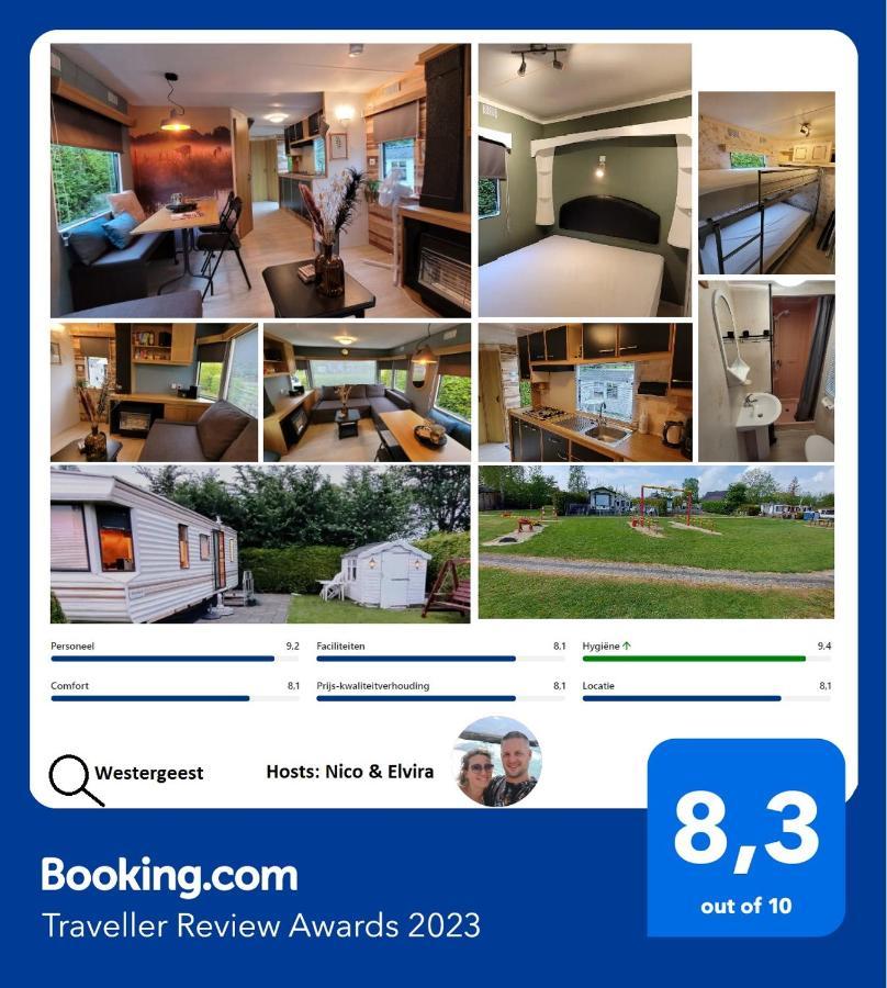 Familychalet De Schaapskooi, 6-Persons, Big Private Garden, Dogs Aloud Westergeest Exteriör bild